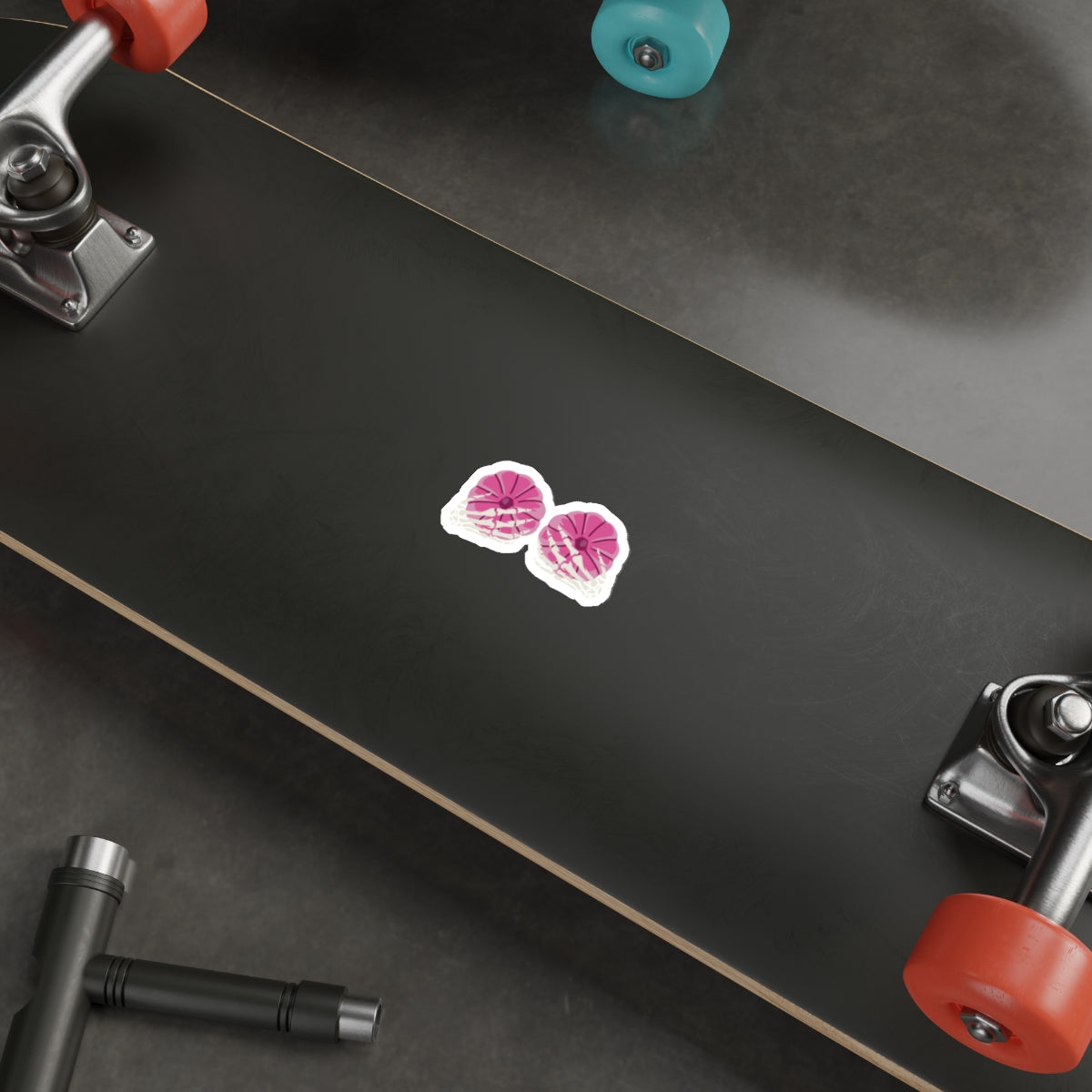 Playful Skeleton Sticker