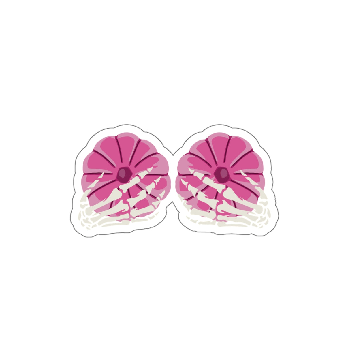 Playful Skeleton Sticker