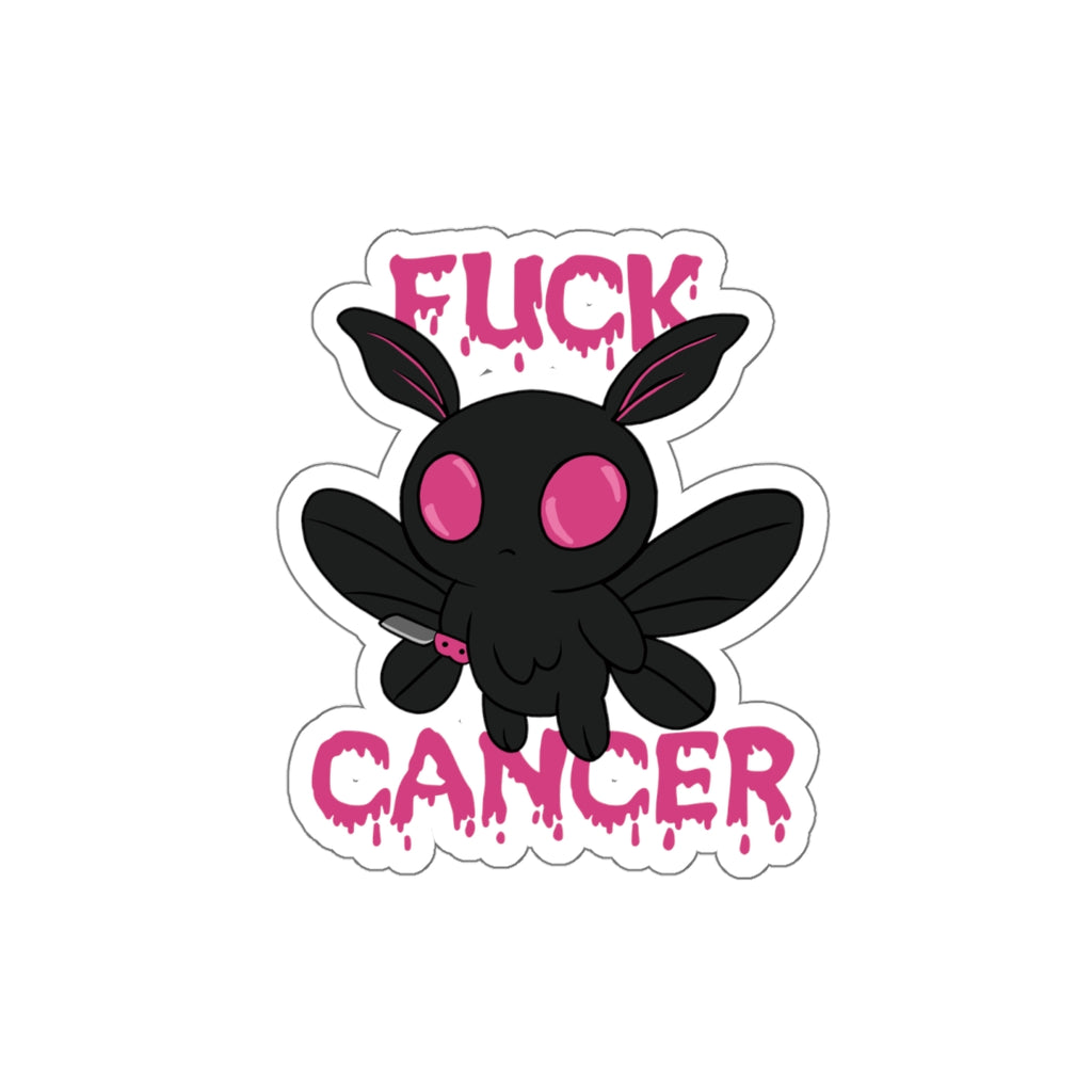Fuck Cancer Mothman Sticker