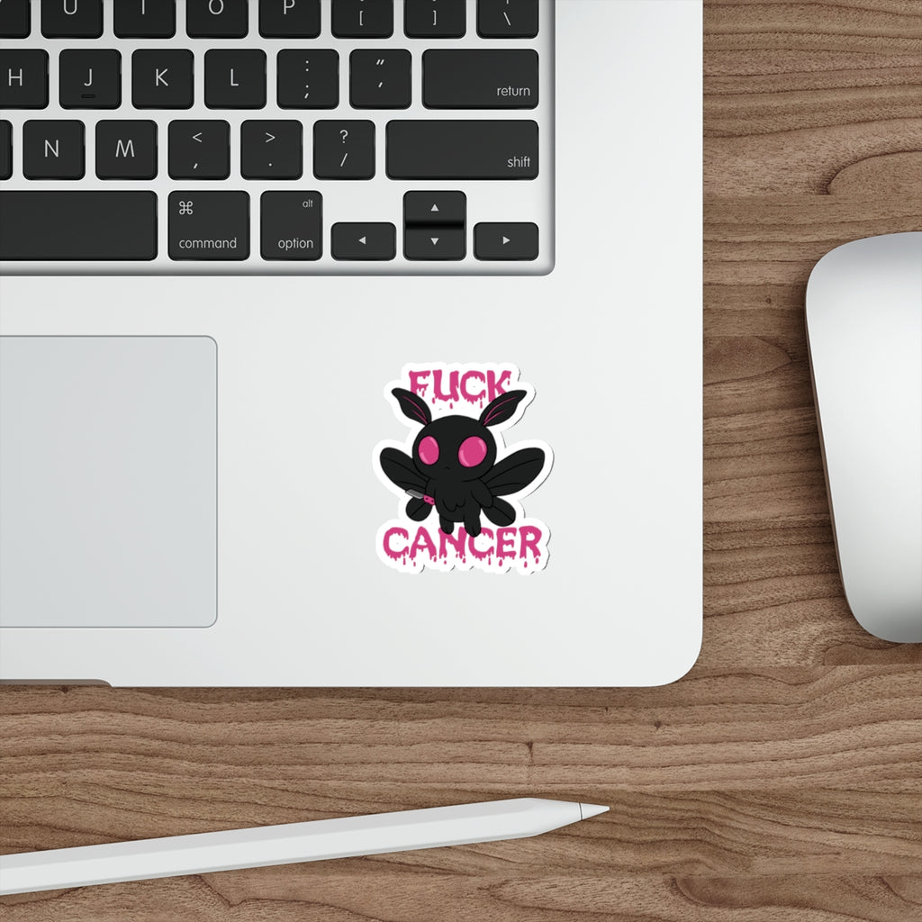 Fuck Cancer Mothman Sticker