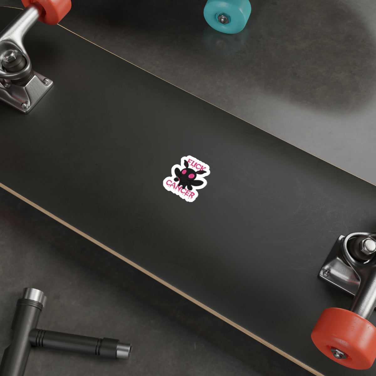 Fuck Cancer Mothman Sticker